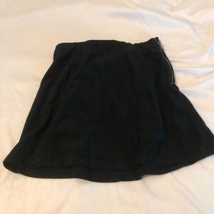 Brandy Melville Black Velvet Skirt